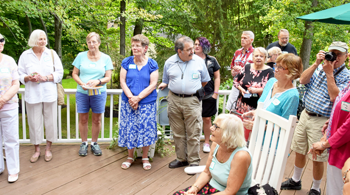 Members of Hearing Loss Association of America’s Rochester chapter celebrated the group’s 35th anniversary with a picnic in August.