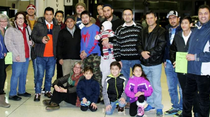 Welcoming SIV family: Volunteers with No One Left Behind – Rochester Chapter welcome members of a family who arrived in Rochester from the Middle East. They received a special immigration visa for translation services they provided to American troops in Iraq and Afghanistan.
