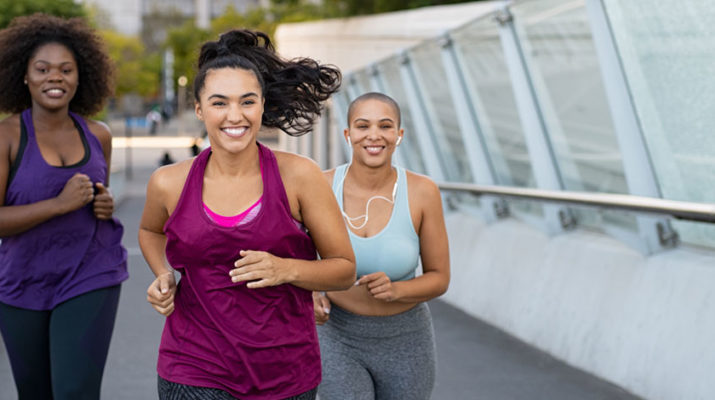 Woman exercising