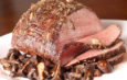 garlic studded herb roast beef