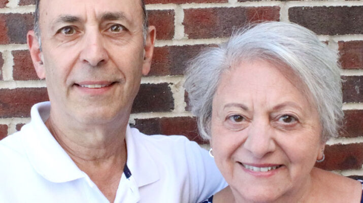 Bill and his wife, Giovanna Campomizzi May of Rochester. Giovanna recently published her first book discussing her years suffering from bipolar disorder. Her husband contributes to the book.