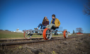 Want to ride the rails? A new excursion in the Finger Lakes lets you pedal as a pair.